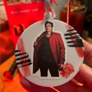 Damon bit me! Did he bite you? Ornament. One of the Salvatore brothers Ian FUN